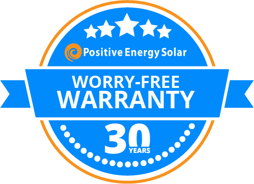 Positive Energy Solar 30-year standard solar warranty
