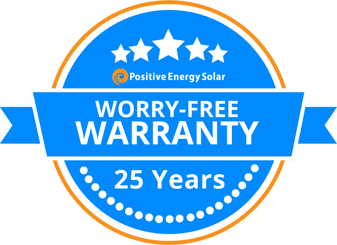 Positive Energy Solar 30-year standard solar warranty
